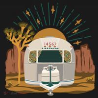Airstream Sunset Retro Pastel Desert Travel Gift Doggie Tank thumb 4