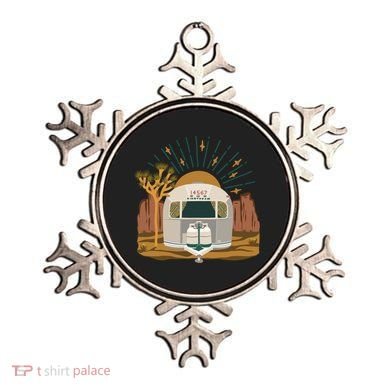 Airstream Sunset Retro Pastel Desert Travel Gift Ornament