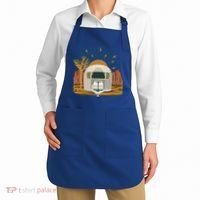 Airstream Sunset Retro Pastel Desert Travel Gift Apron thumb 2