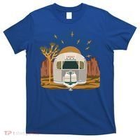 Airstream Sunset Retro Pastel Desert Travel Gift T-Shirt thumb 0