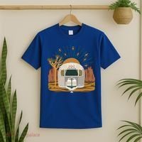 Airstream Sunset Retro Pastel Desert Travel Gift T-Shirt thumb 2