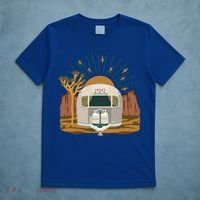 Airstream Sunset Retro Pastel Desert Travel Gift T-Shirt thumb 5