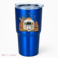 Airstream Sunset Retro Pastel Desert Travel Gift Tumbler thumb 0