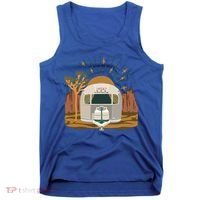Airstream Sunset Retro Pastel Desert Travel Gift Tank Top thumb 0