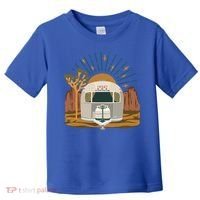 Airstream Sunset Retro Pastel Desert Travel Gift Toddler T-Shirt thumb 0
