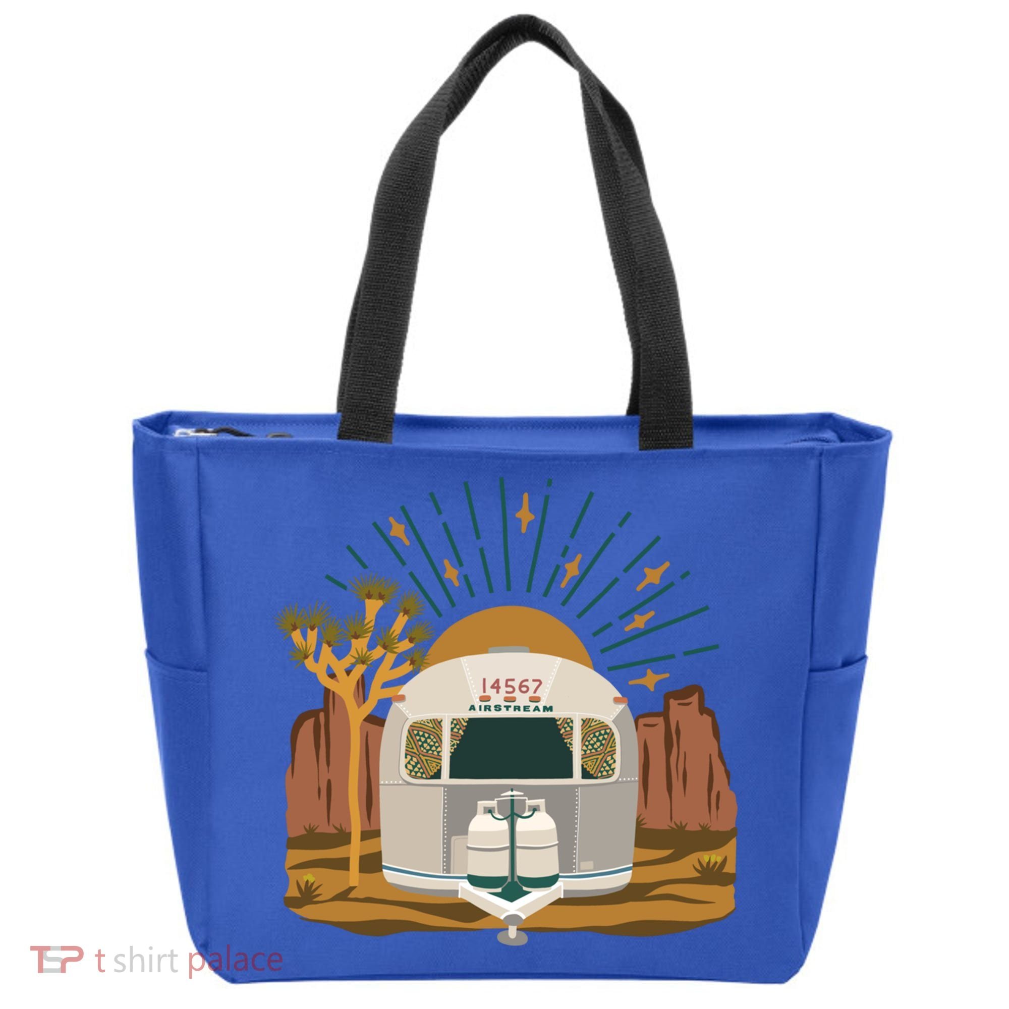 Airstream Sunset Retro Pastel Desert Travel Gift Tote Bag