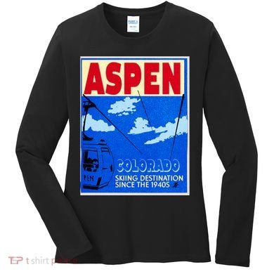 Aspen Ski Resort Colorado Women's Long Sleeve Shirt