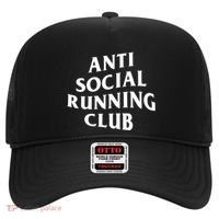 Anti Social Running Club Funny Introvert Runner Gift Hat thumb 0