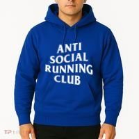 Anti Social Running Club Funny Introvert Runner Gift Hoodie thumb 2