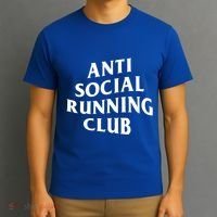 Anti Social Running Club Funny Introvert Runner Gift T-Shirt thumb 3