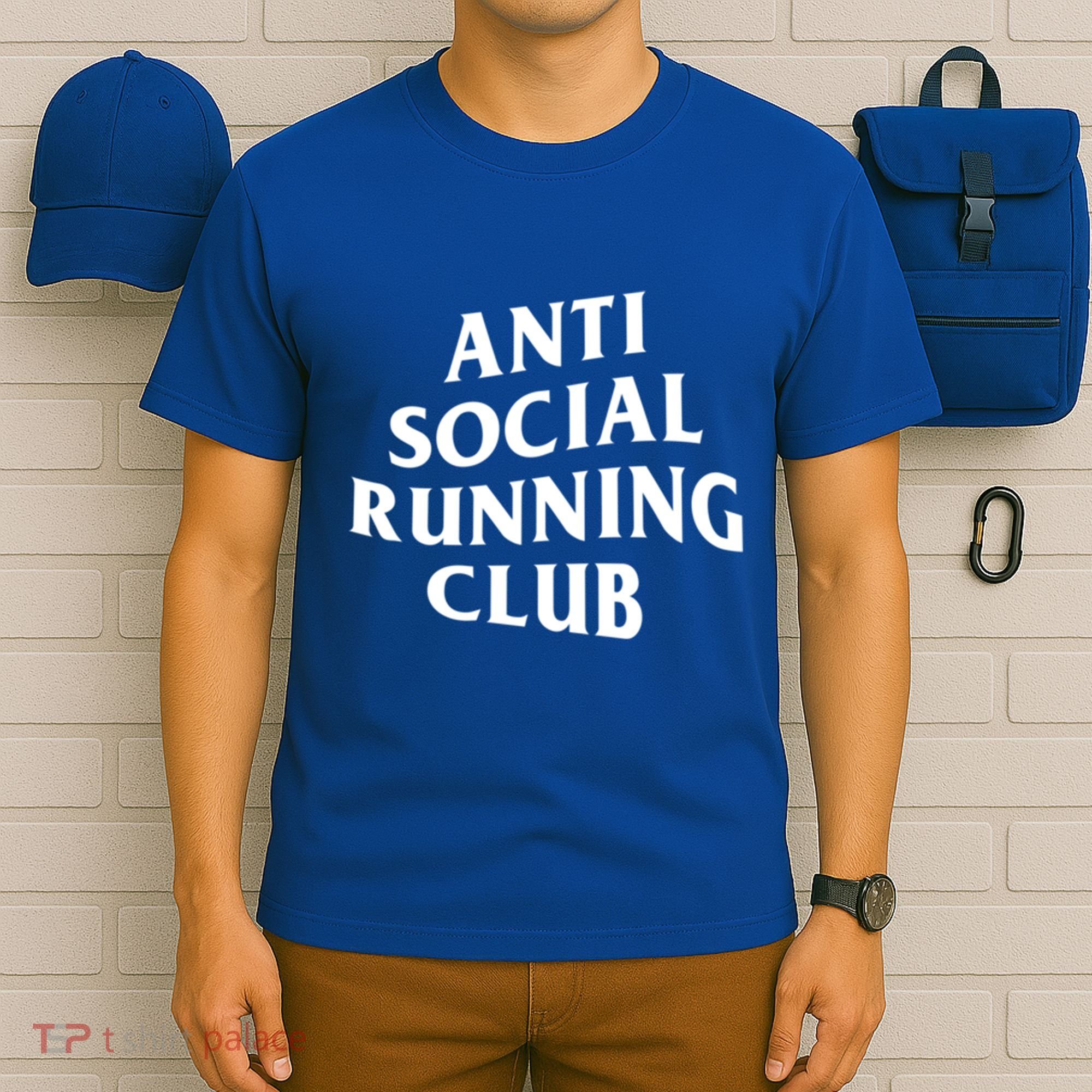 Anti Social Running Club Funny Introvert Runner Gift T-Shirt