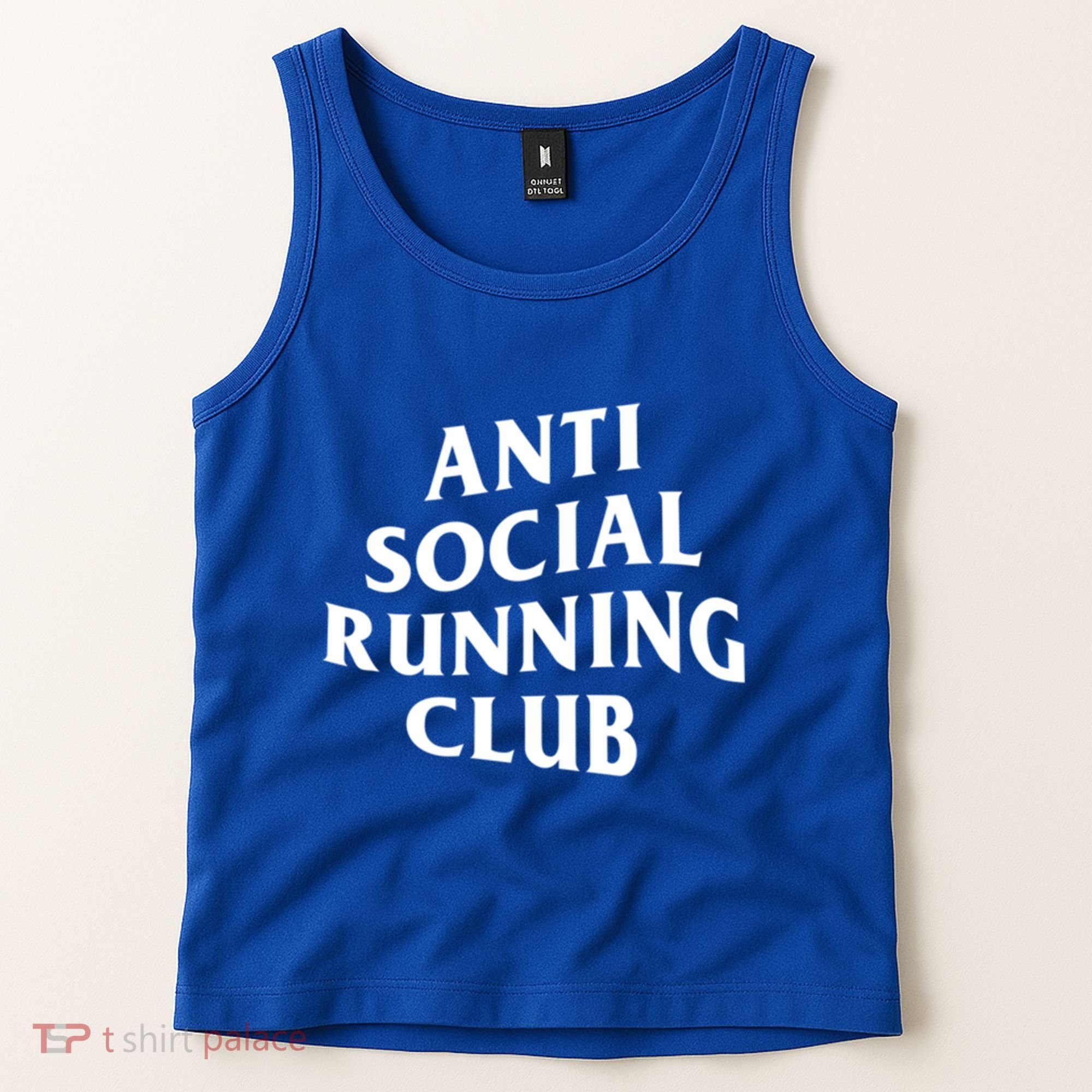 Anti Social Running Club Funny Introvert Runner Gift Tank Top
