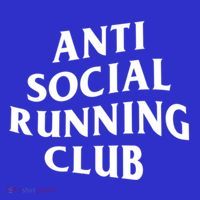 Anti Social Running Club Funny Introvert Runner Gift Visor thumb 3