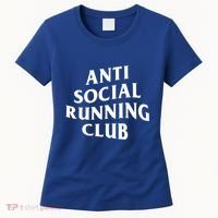 Anti Social Running Club Funny Introvert Runner Gift Women's T-Shirt thumb 0