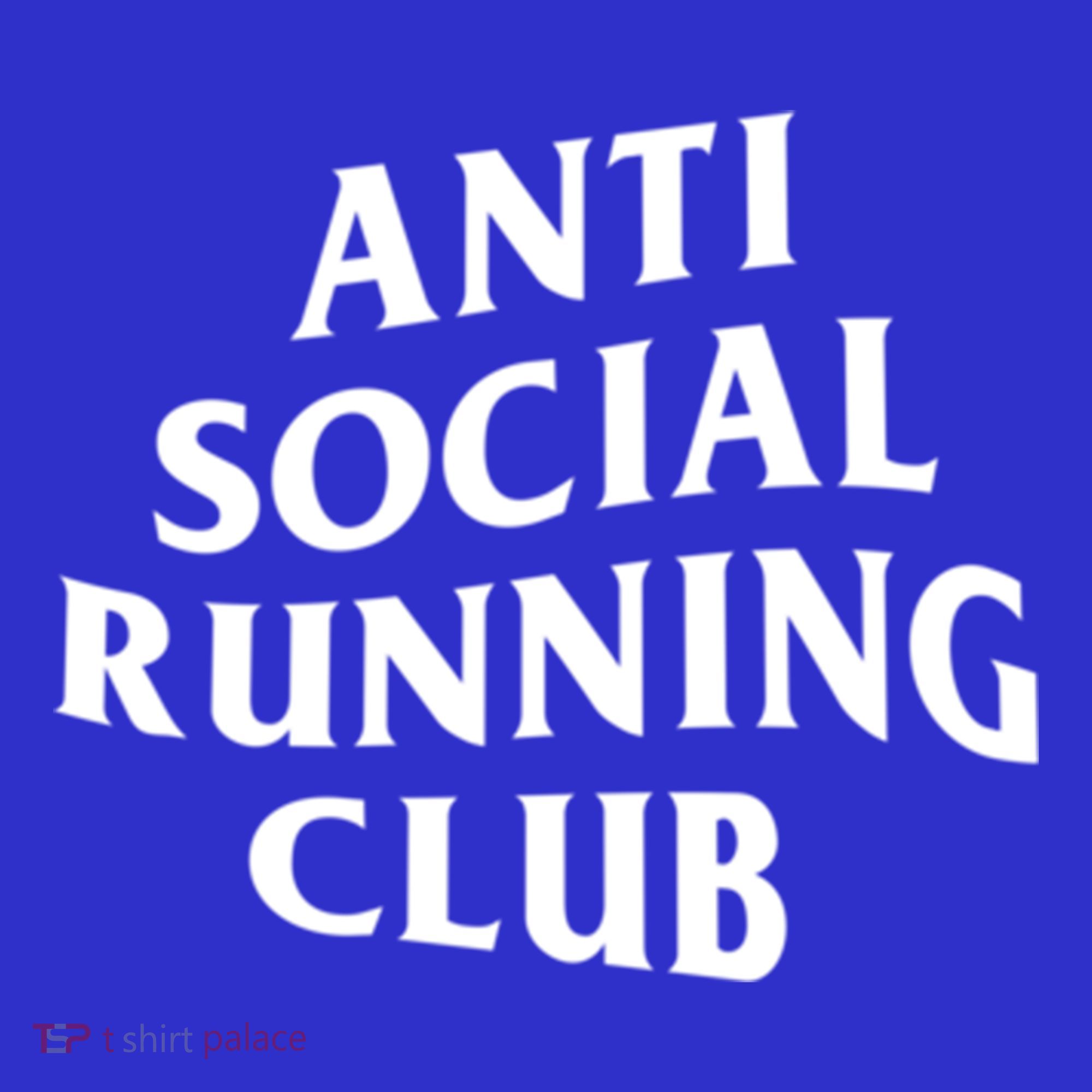 Anti Social Running Club Funny Introvert Runner Gift Tote Bag