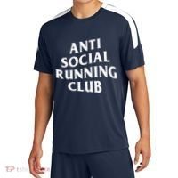 Anti Social Running Club Funny Introvert Runner Gift Sport-Tek Competitor United Soccer Jersey thumb 0