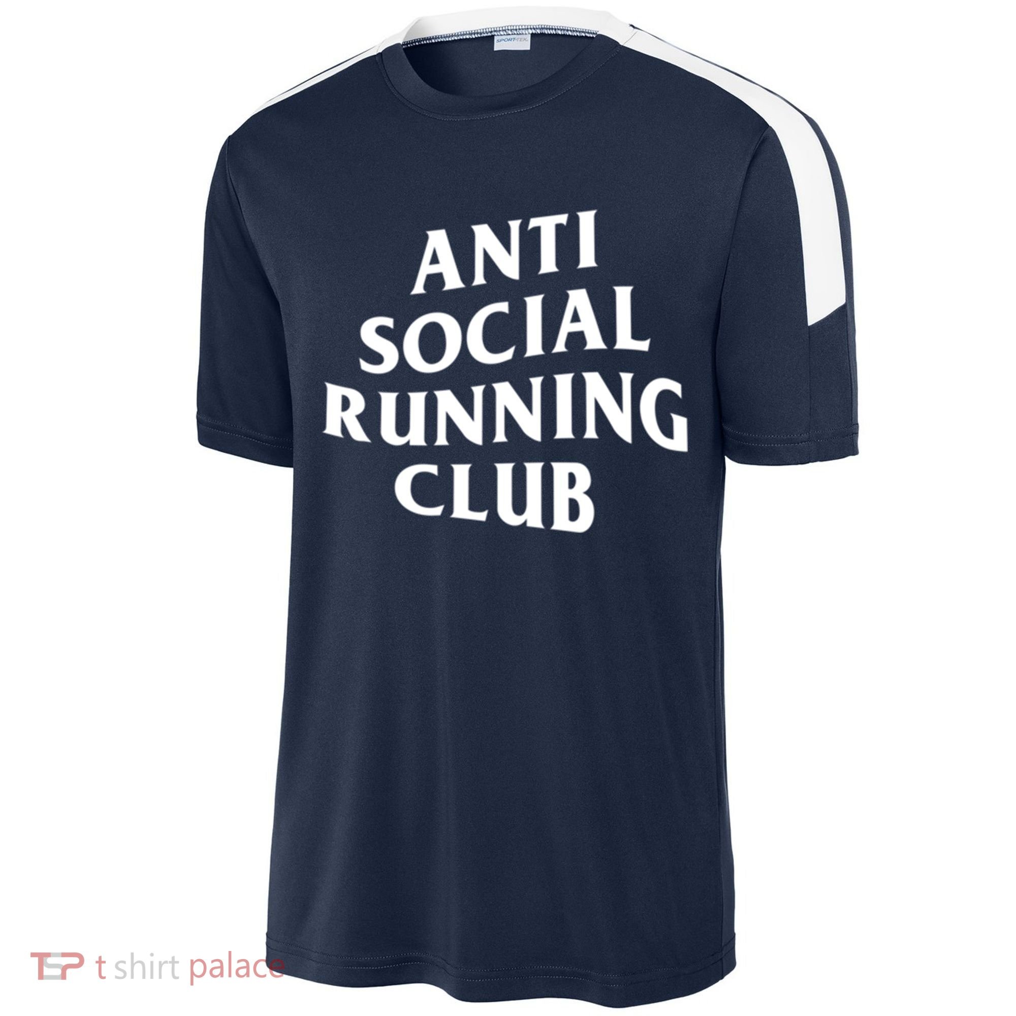Anti Social Running Club Funny Introvert Runner Gift Sport-Tek Competitor United Soccer Jersey