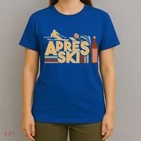 Apres Ski Retro Vintage Style Party Outfit Great Gift T-Shirt thumb 4