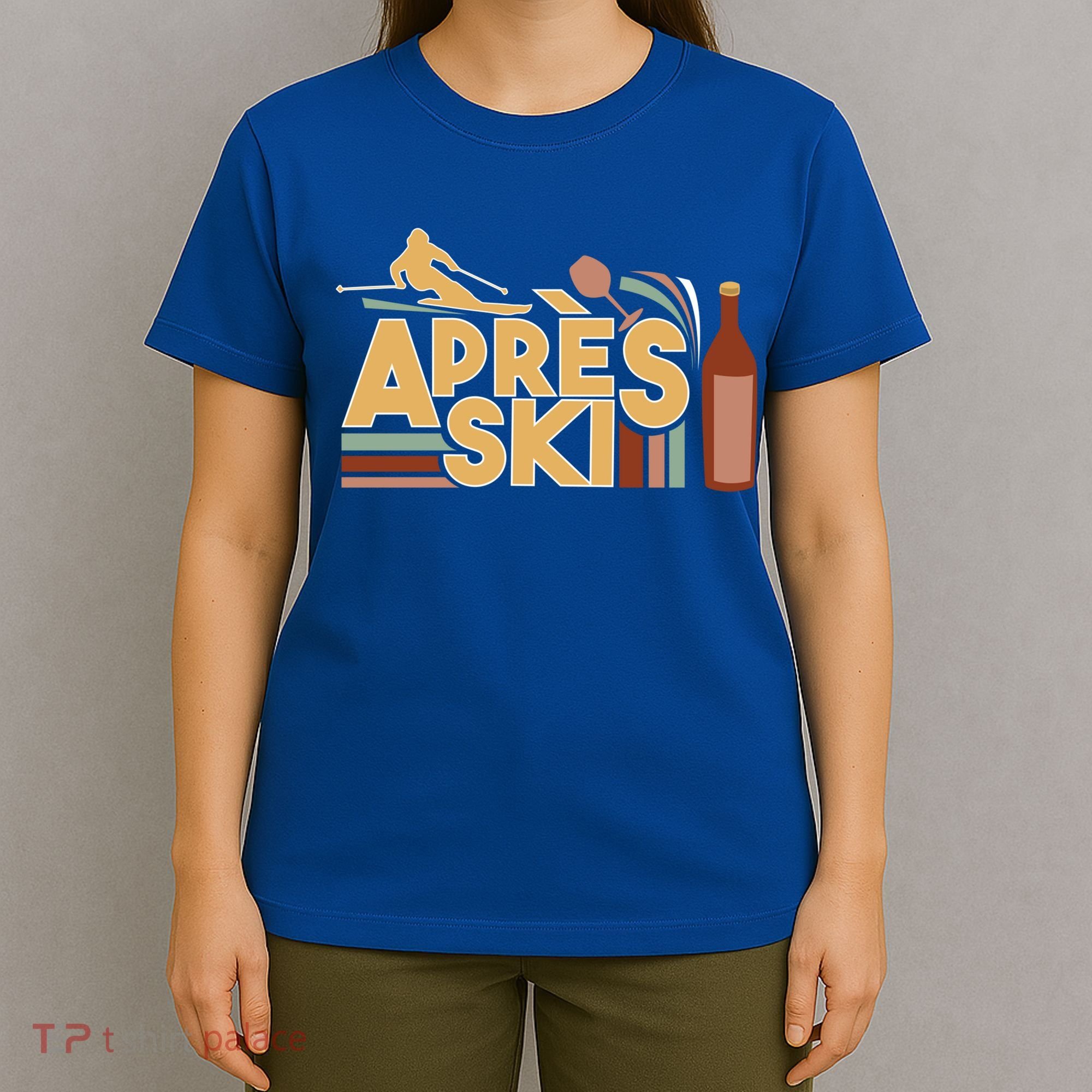 Apres Ski Retro Vintage Style Party Outfit Great Gift T-Shirt