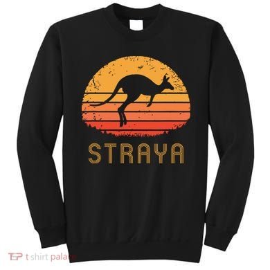 Australia Straya Retro Gift Vintage Kangaroo Outback Aussie Sweatshirt