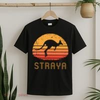 Australia Straya Retro Gift Vintage Kangaroo Outback Aussie T-Shirt thumb 2