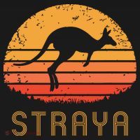 Australia Straya Retro Gift Vintage Kangaroo Outback Aussie T-Shirt thumb 7