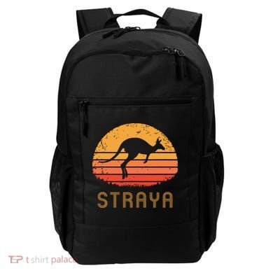 Australia Straya Retro Gift Vintage Kangaroo Outback Aussie Backpack