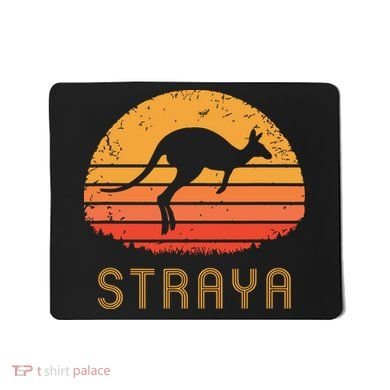 Australia Straya Retro Gift Vintage Kangaroo Outback Aussie Mousepad
