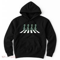 Alien Silhouette Road I Aliens Ufo Area 51 Roswell Hoodie thumb 0