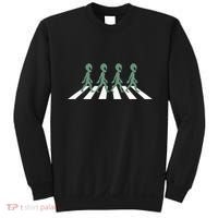 Alien Silhouette Road I Aliens Ufo Area 51 Roswell Sweatshirt thumb 0