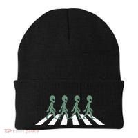 Alien Silhouette Road I Aliens Ufo Area 51 Roswell Beanie thumb 0