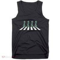 Alien Silhouette Road I Aliens Ufo Area 51 Roswell Tank Top thumb 0