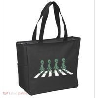 Alien Silhouette Road I Aliens Ufo Area 51 Roswell Tote Bag thumb 2