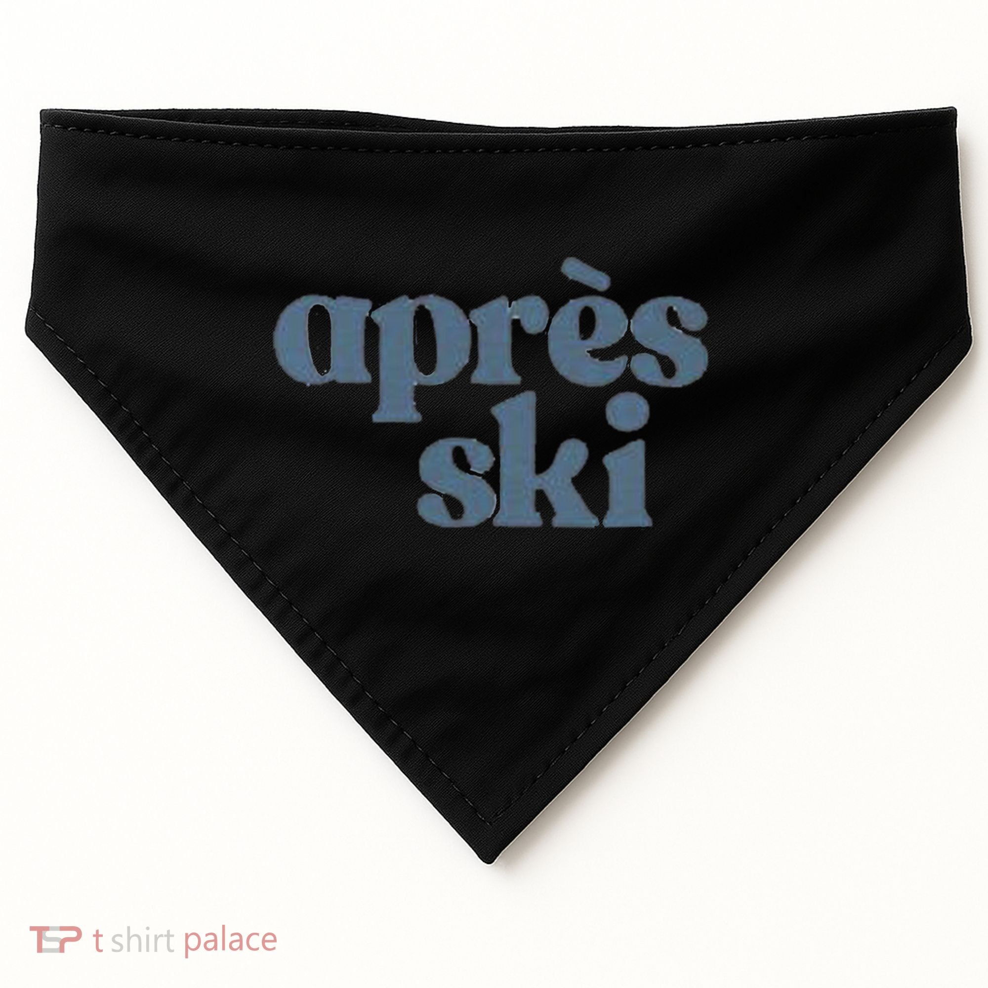 Après Ski Retro Winter Sports Funny Gift USA-Made Doggie Bandana