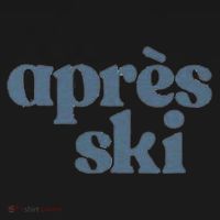 Après Ski Retro Winter Sports Funny Gift USA-Made Doggie Bandana thumb 2