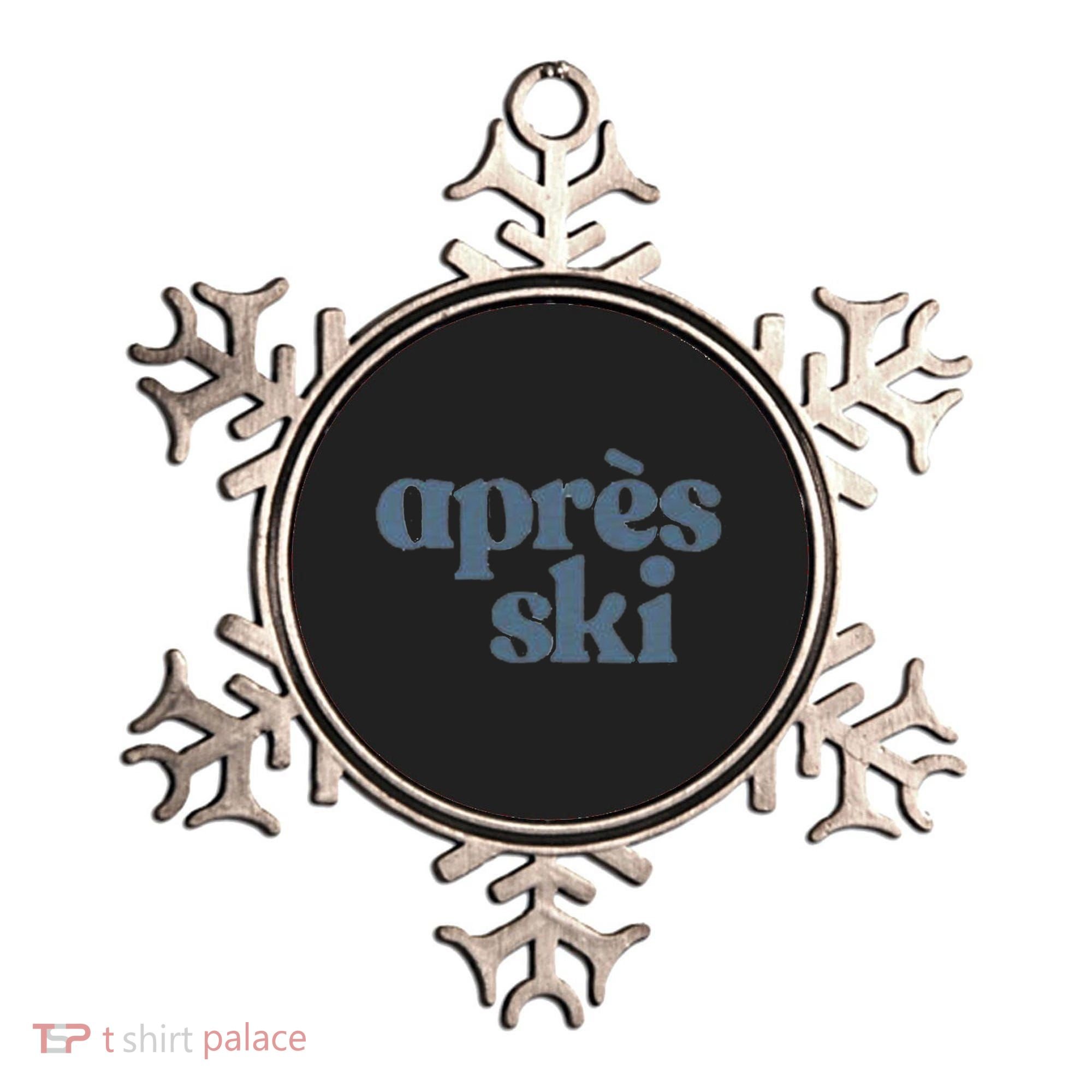 Après Ski Retro Winter Sports Funny Gift Ornament