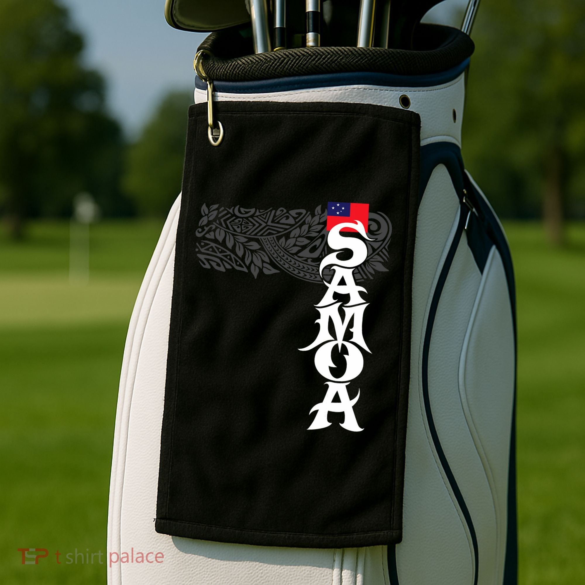 American Samoa Samoa Island Polynesian Samoan Golf Towel