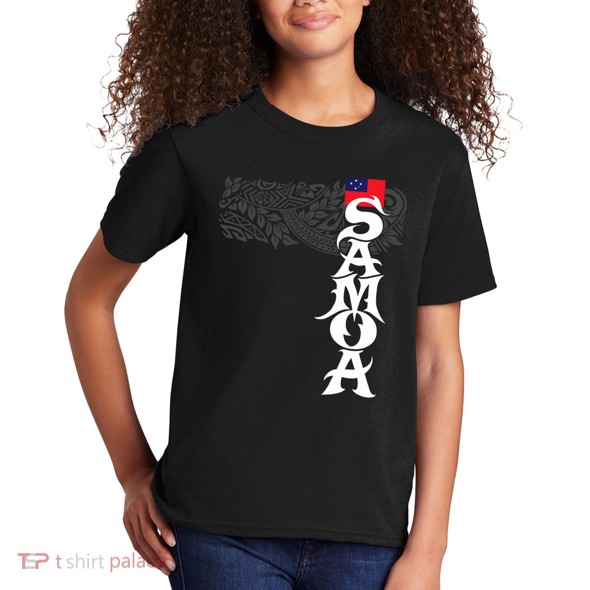 American Samoa Samoa Island Polynesian Samoan Kids T-Shirt
