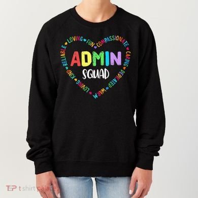 Admin Squad School Assistant Principal Crew Administrator Women's Sweatshirt