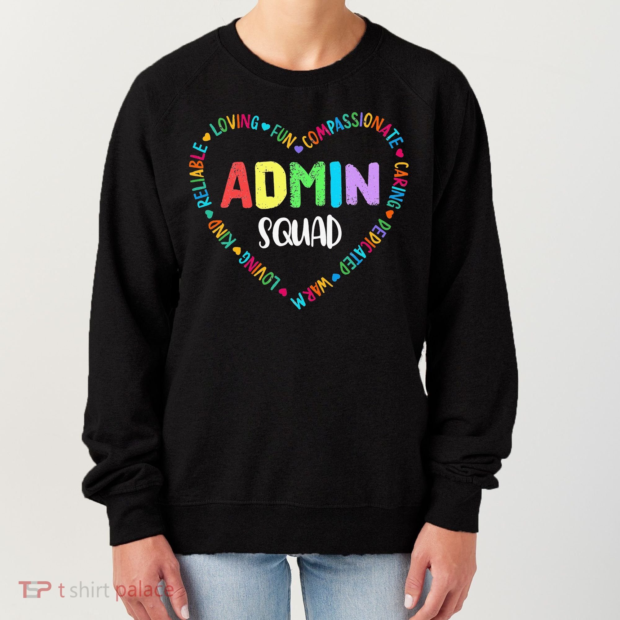 Admin Squad School Assistant Principal Crew Administrator Women's Sweatshirt