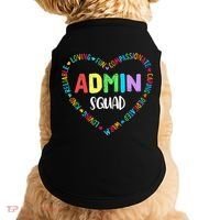 Admin Squad School Assistant Principal Crew Administrator Doggie Tank thumb 0