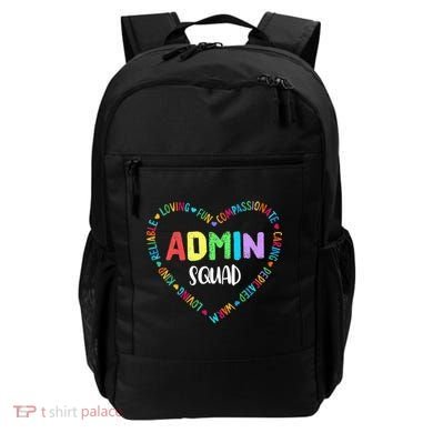 Admin Squad School Assistant Principal Crew Administrator Backpack