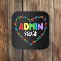 Admin Squad School Assistant Principal Crew Administrator Coaster thumb 0