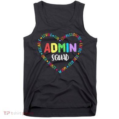 Admin Squad School Assistant Principal Crew Administrator Tank Top