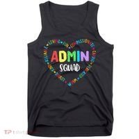 Admin Squad School Assistant Principal Crew Administrator Tank Top thumb 0