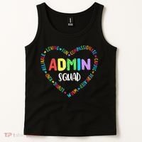 Admin Squad School Assistant Principal Crew Administrator Tank Top thumb 2