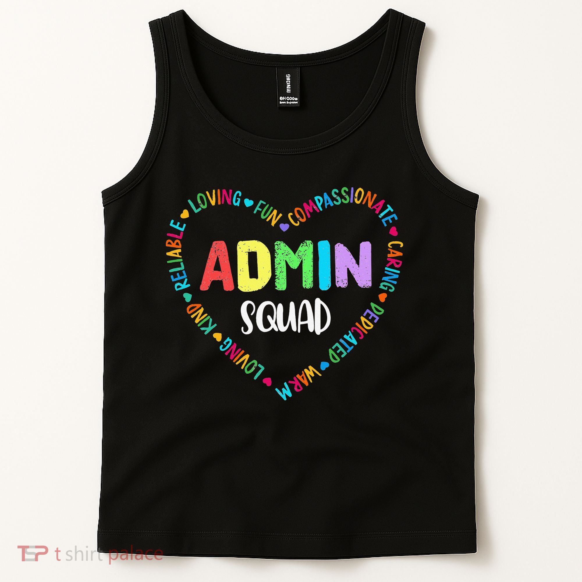 Admin Squad School Assistant Principal Crew Administrator Tank Top