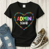 Admin Squad School Assistant Principal Crew Administrator Women's T-Shirt thumb 3