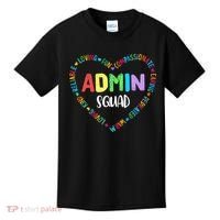 Admin Squad School Assistant Principal Crew Administrator Kids T-Shirt thumb 0