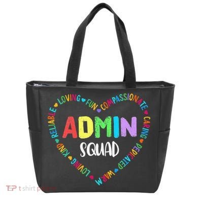Admin Squad School Assistant Principal Crew Administrator Tote Bag